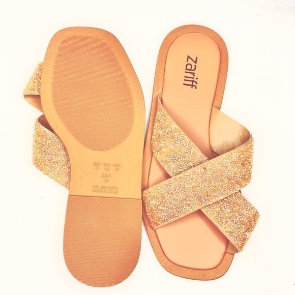 IMPORTED ZARIFF Sandals size 9.5 from Brazil NEW - Picture 5 of 10